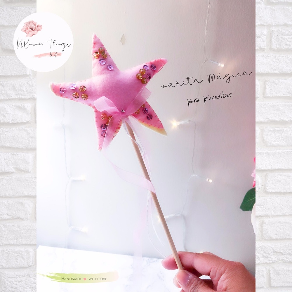 Handmade cute star wand  The cutest felt star